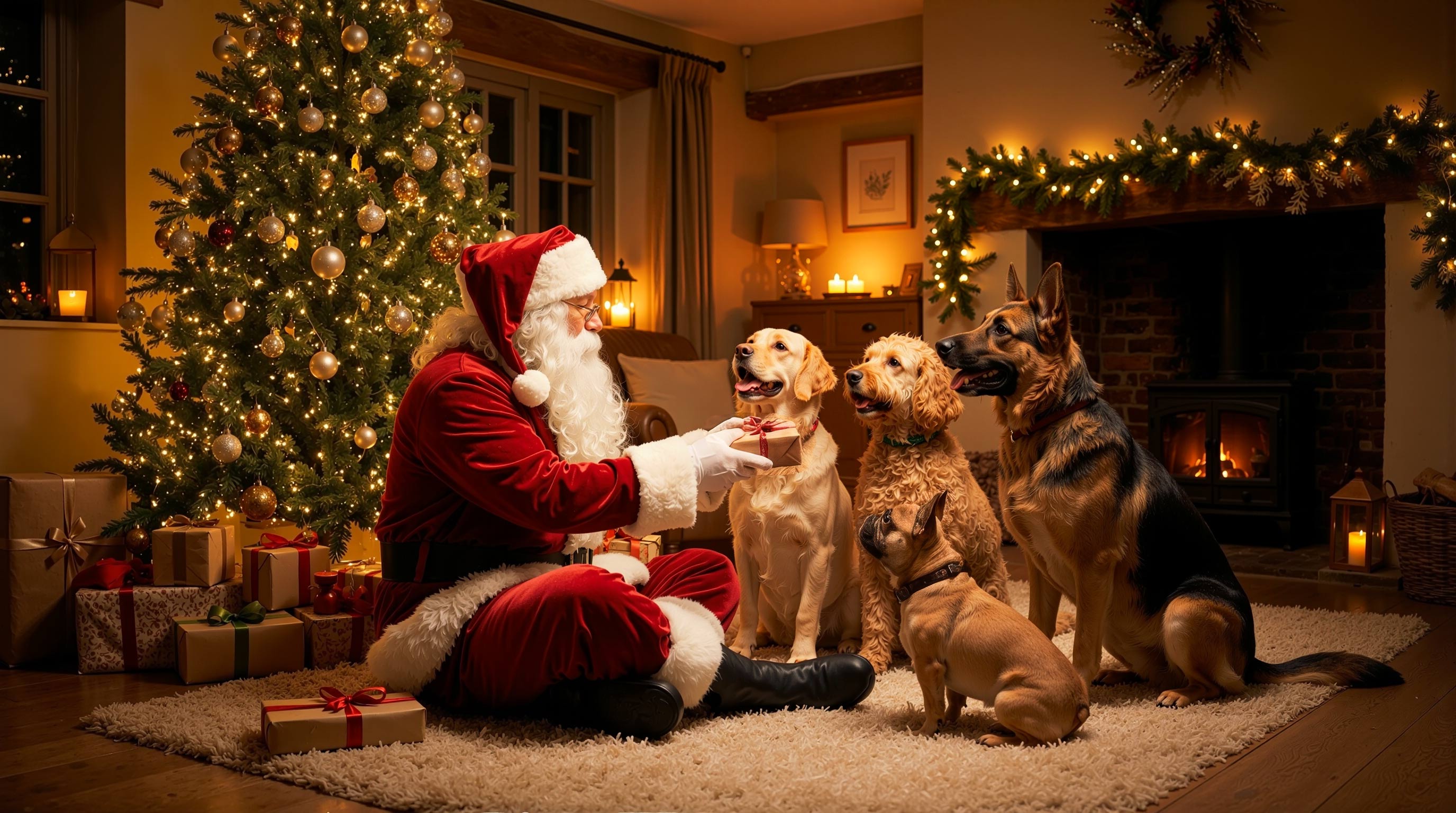 Christmas metal dog signs for dog lovers, holiday wall decor made to last