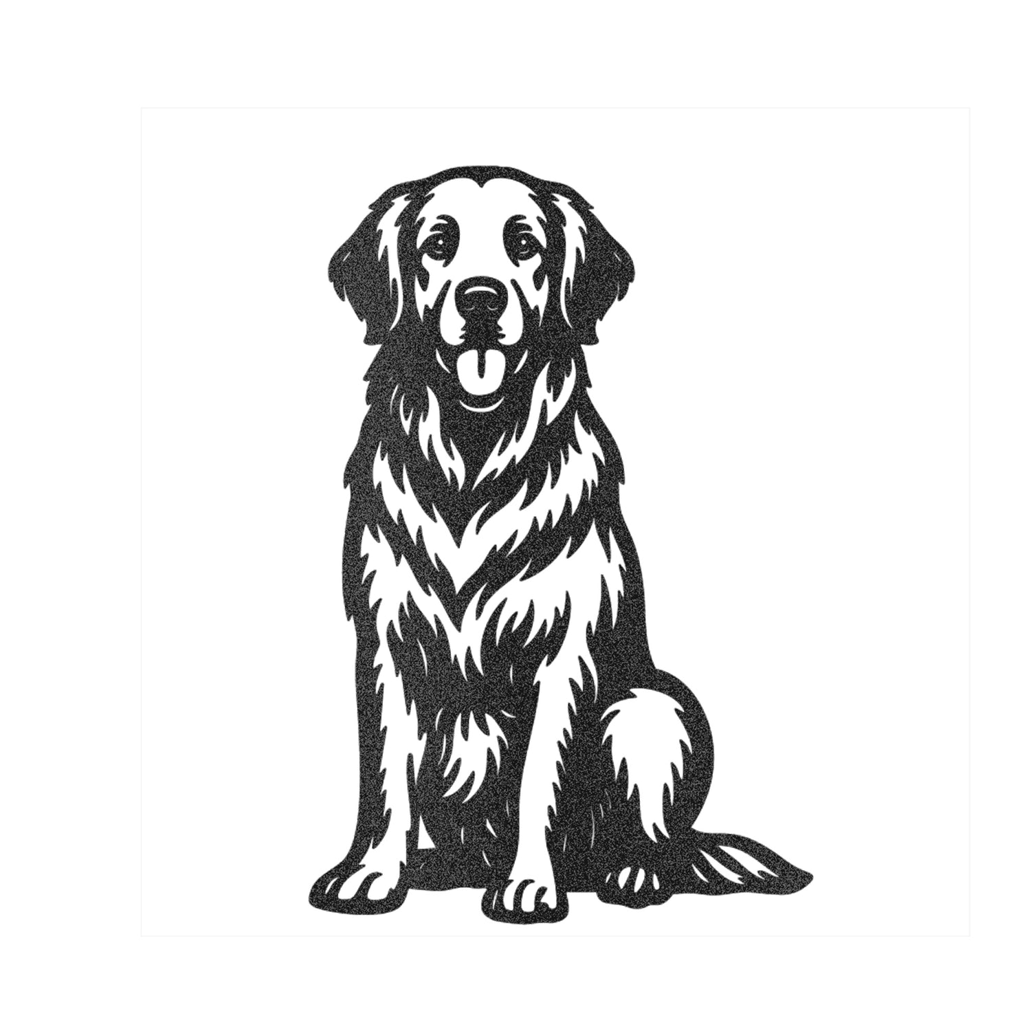 Golden Retriever silhouette for Shop by Breed - Prime Steel Studio